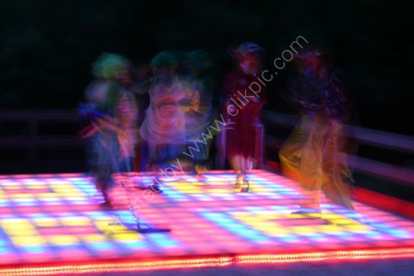 Disco dancing in the Dark